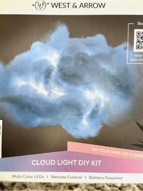 Cloud Light DIY Kit Brand New in Box- Battery Powered LED Wall Decor